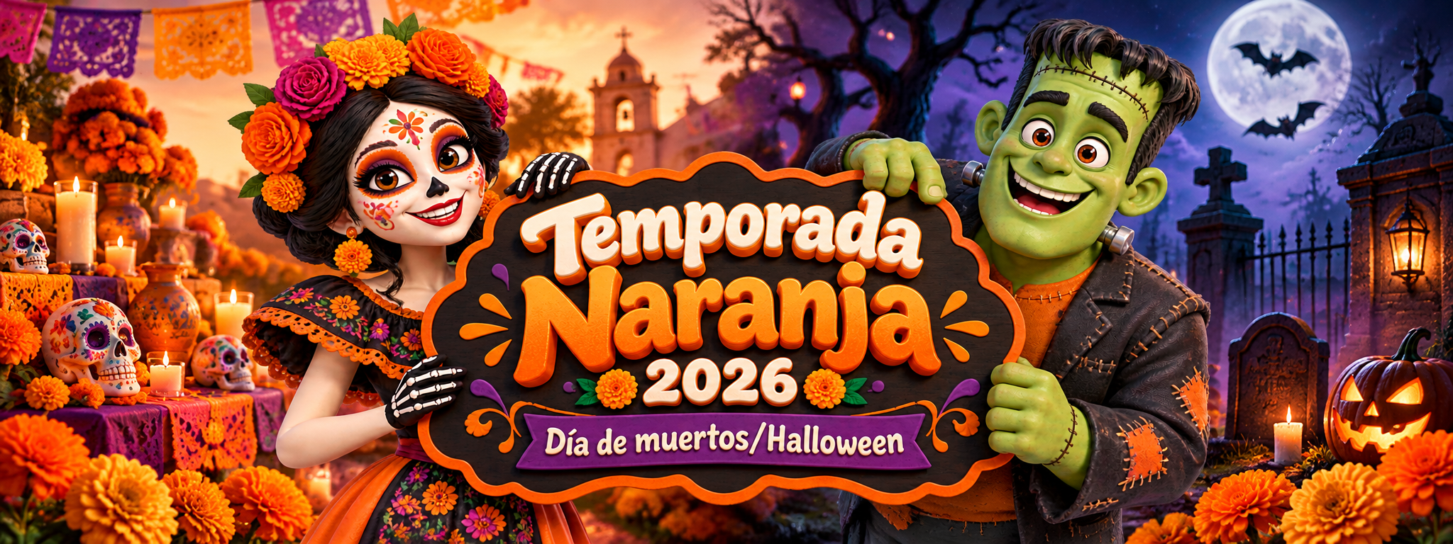 Temporada Naranja 2026 - Día de Muertos y Halloween